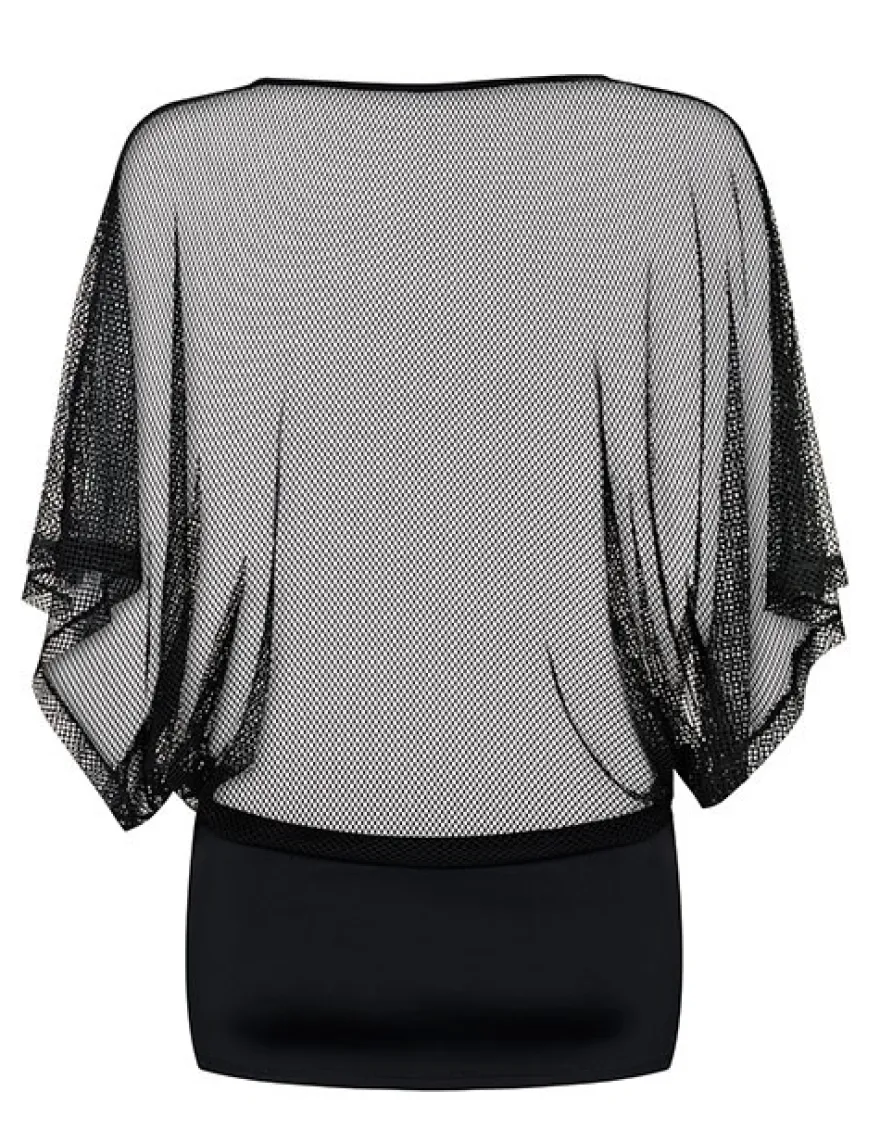 Obsessive - Punker Kleid & String schwarz