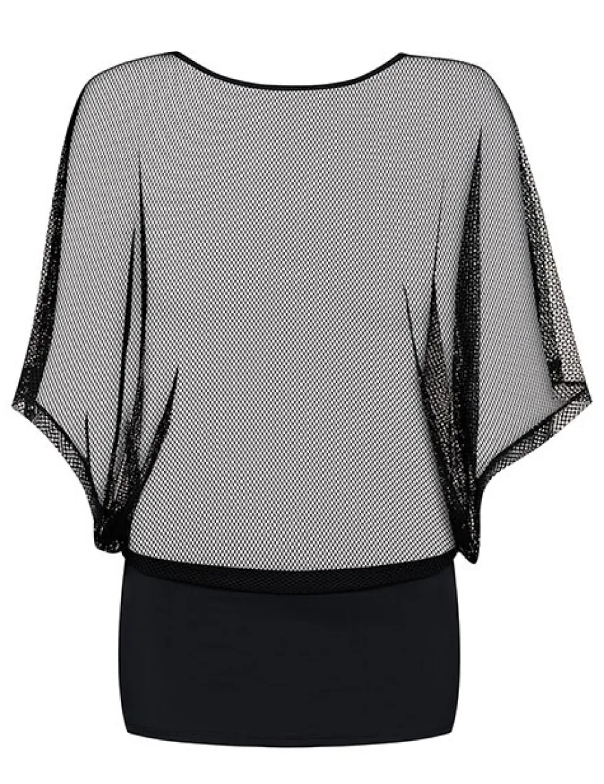 Obsessive - Punker Kleid & String schwarz