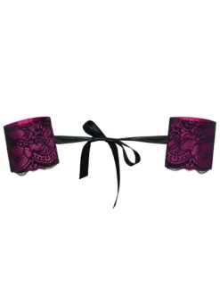 Obsessive - Roseberry Handfesseln aus Spitze