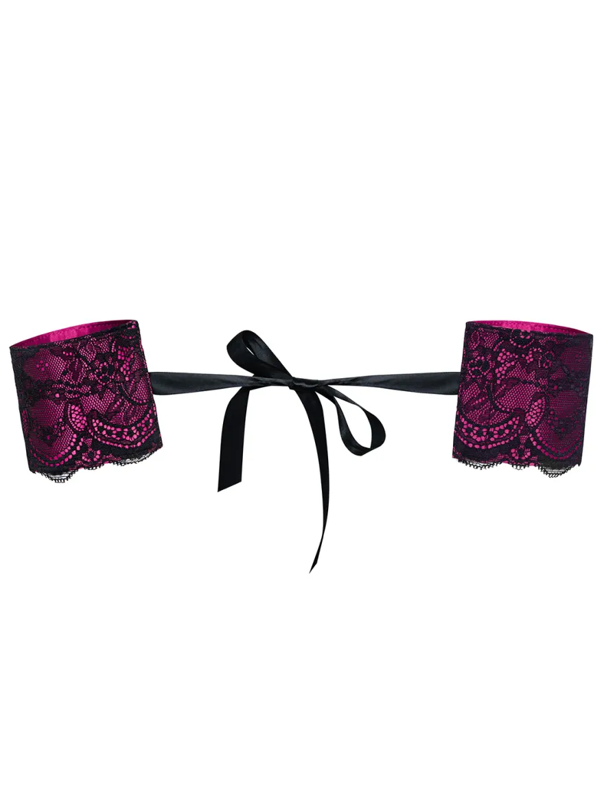 Obsessive - Roseberry Handfesseln aus Spitze