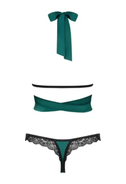 Obsessive - Sensuelia Top & Thong grün