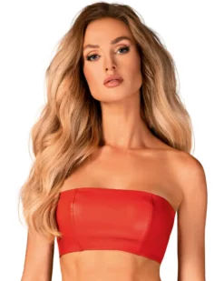 Obsessive - Wetlook Top aus weichem Material