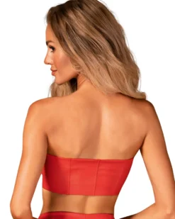 Obsessive - Wetlook Top aus weichem Material
