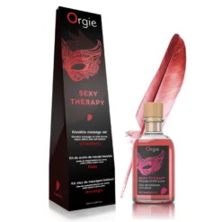 Orgie - Sexy Therapy Lips Massage Set Strawberry 100ml