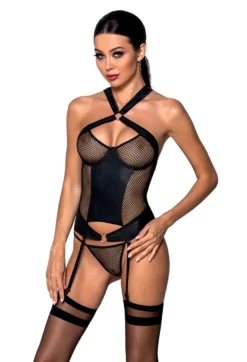 Passion - Amanda Corsage & String schwarz