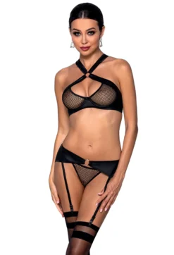 Passion - Amanda 3-tlg. Straps Set schwarz