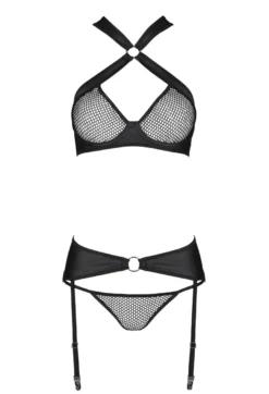 Passion - Amanda 3-tlg. Straps Set schwarz