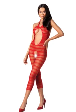 Passion - Bodystocking BS081 rot