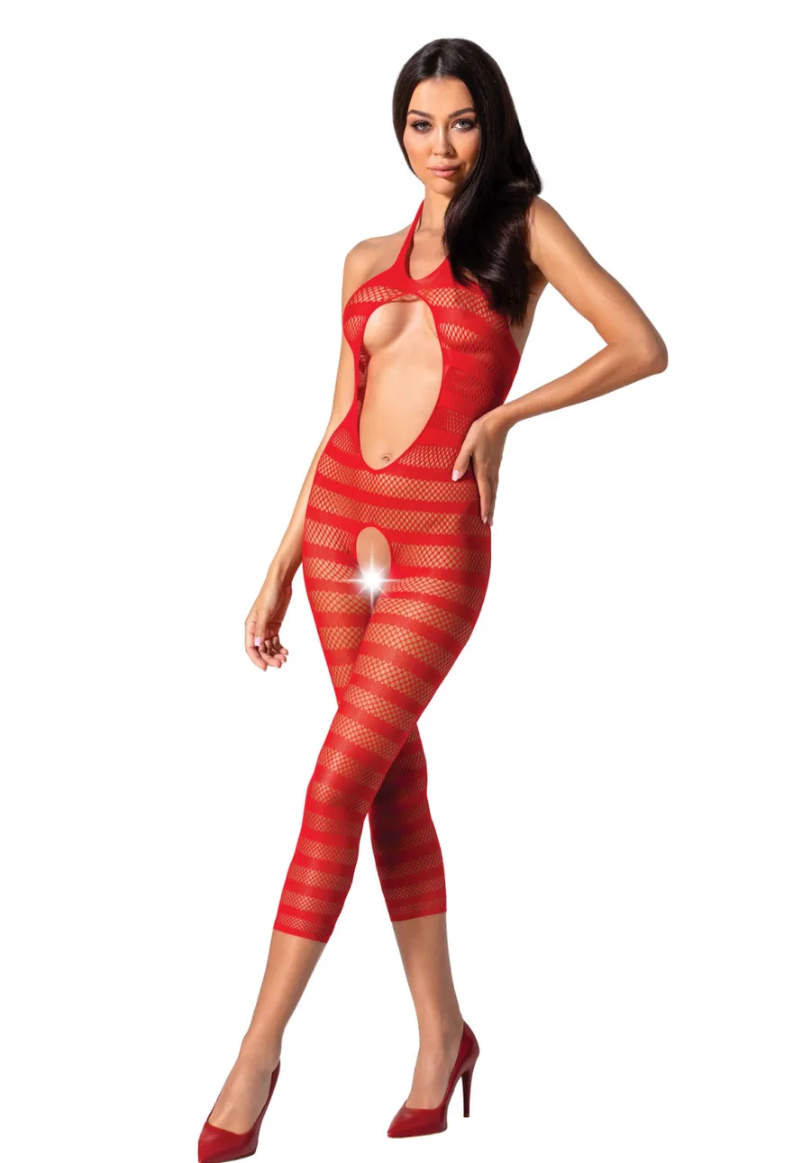 Passion - Bodystocking BS081 rot