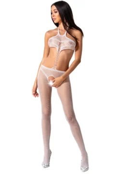Passion - Bodystocking BS080 weiß