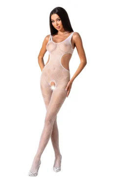 Passion - Bodystocking BS085 weiß