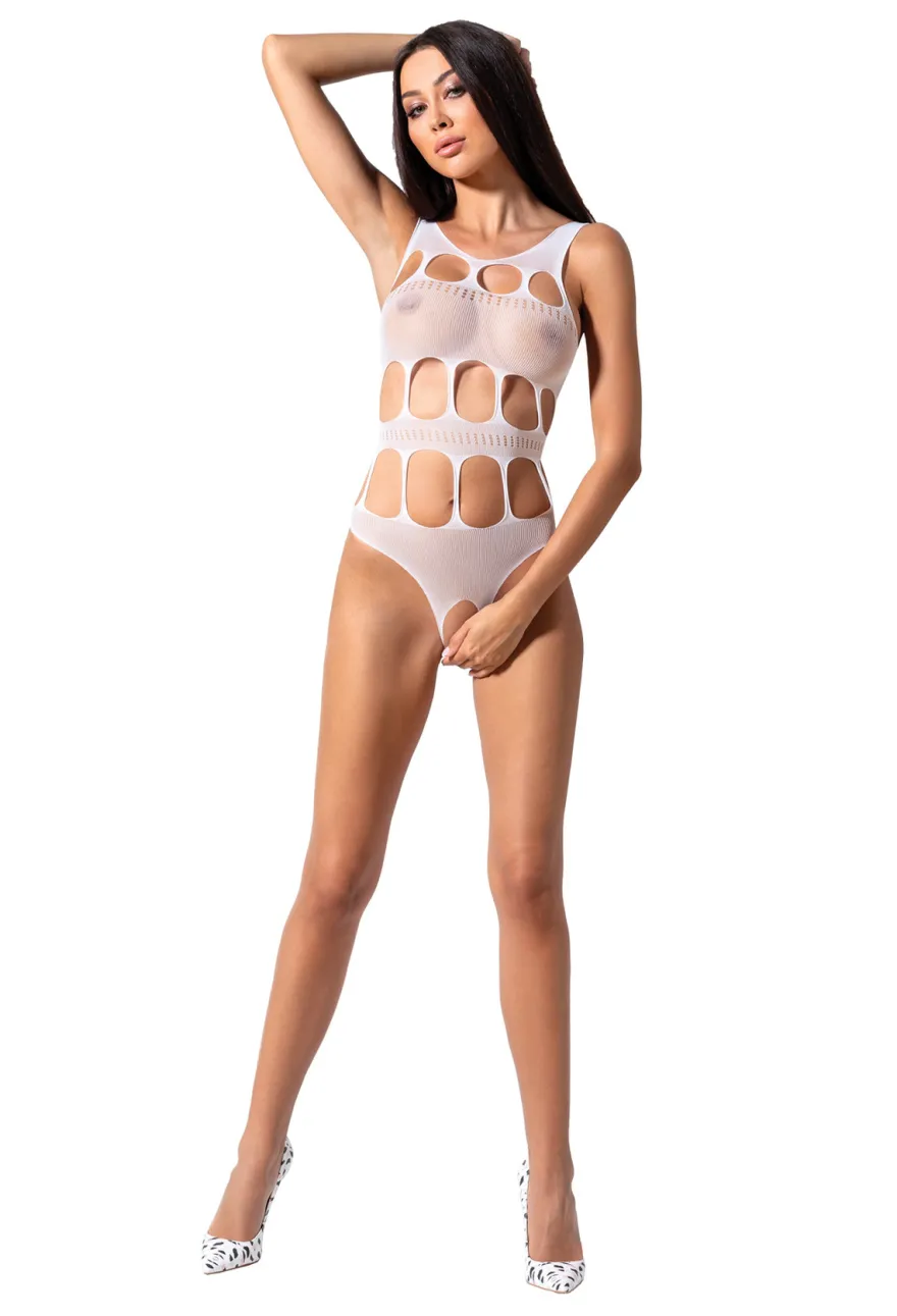 Passion - Bodystocking BS083 weiß