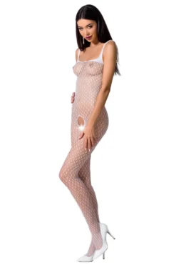 Passion Exklusiv - Bodystocking BS071 white