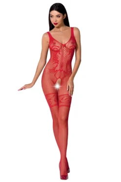 Passion Exklusiv - Bodystocking BS069 red