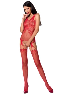 Passion Exklusiv - Bodystocking BS070 red