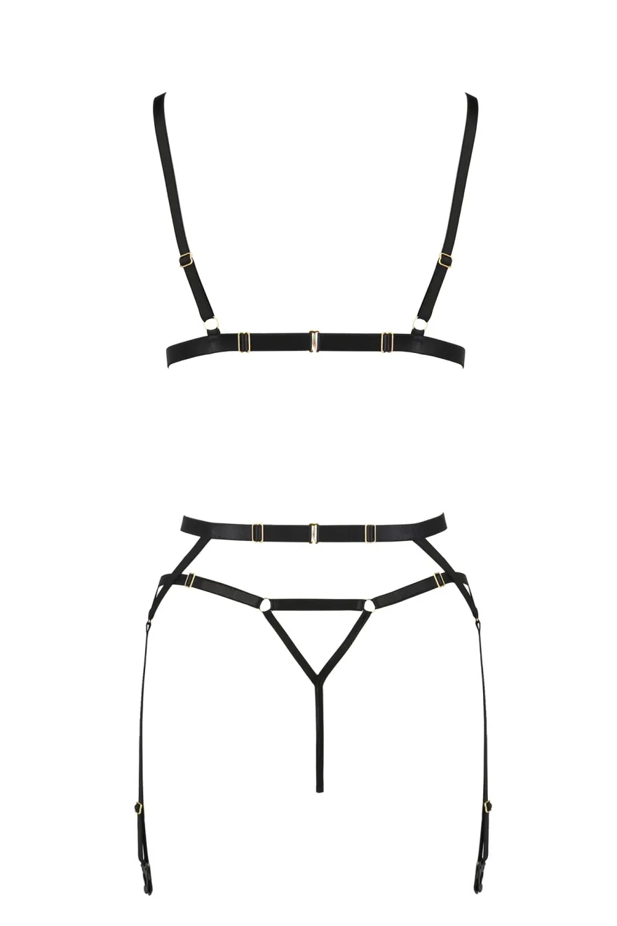 Passion Exklusiv - Meggy 3tlg Set black