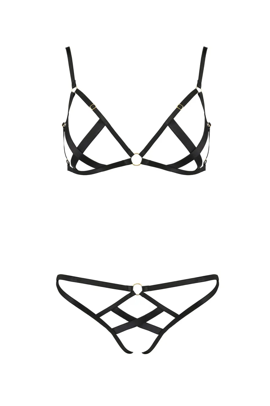 Passion Exklusiv - Nicky 2tlg Set black