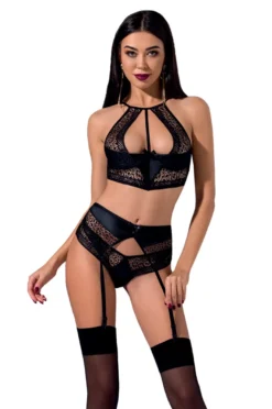 Passion Exklusiv - Scarlet 3pcs set black