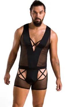 Passion - Herren Lingerie Set schwarz