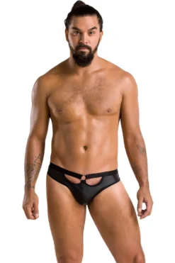 Passion - Herren Mattlook Slip mit offenem Po