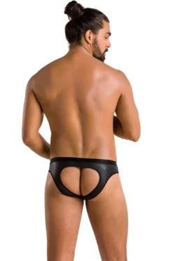 Passion - Herren Mattlook Slip mit offenem Po
