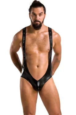 Passion - Herren Wetlook Jock-Body