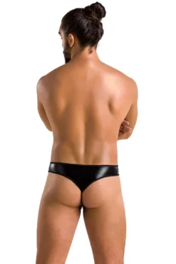 Passion - Herren Wetlook String mit Cut-outs