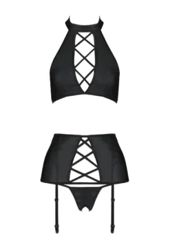Passion - Nancy 3-tlg. Straps Set schwarz