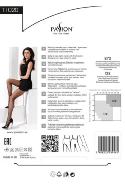 Passion - Netzstrumpfhose TI020 schwarz