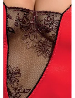 Passion - Roter Body mit Spitze