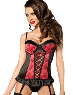 Passion - Rumba Straps-Bustier schwarz