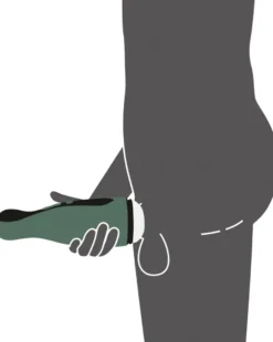 Rebel - Masturbator with 2 Functions grün