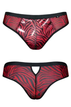 Regnes-Fashion-Planet - Netz Slip im Zebramuster
