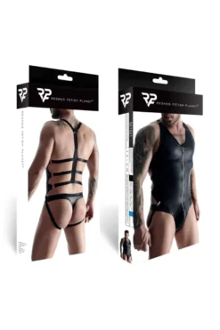 Regnes Fetish Planet - Body-String SET-021 schwarz