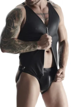 Regnes Fetish Planet - Body-String SET-021 schwarz