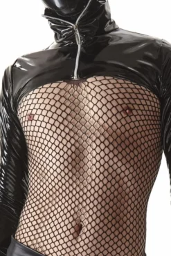 Regnes Fetish Planet - Crossdresser Fetish Line - PVC Jacke CRD009 schwarz