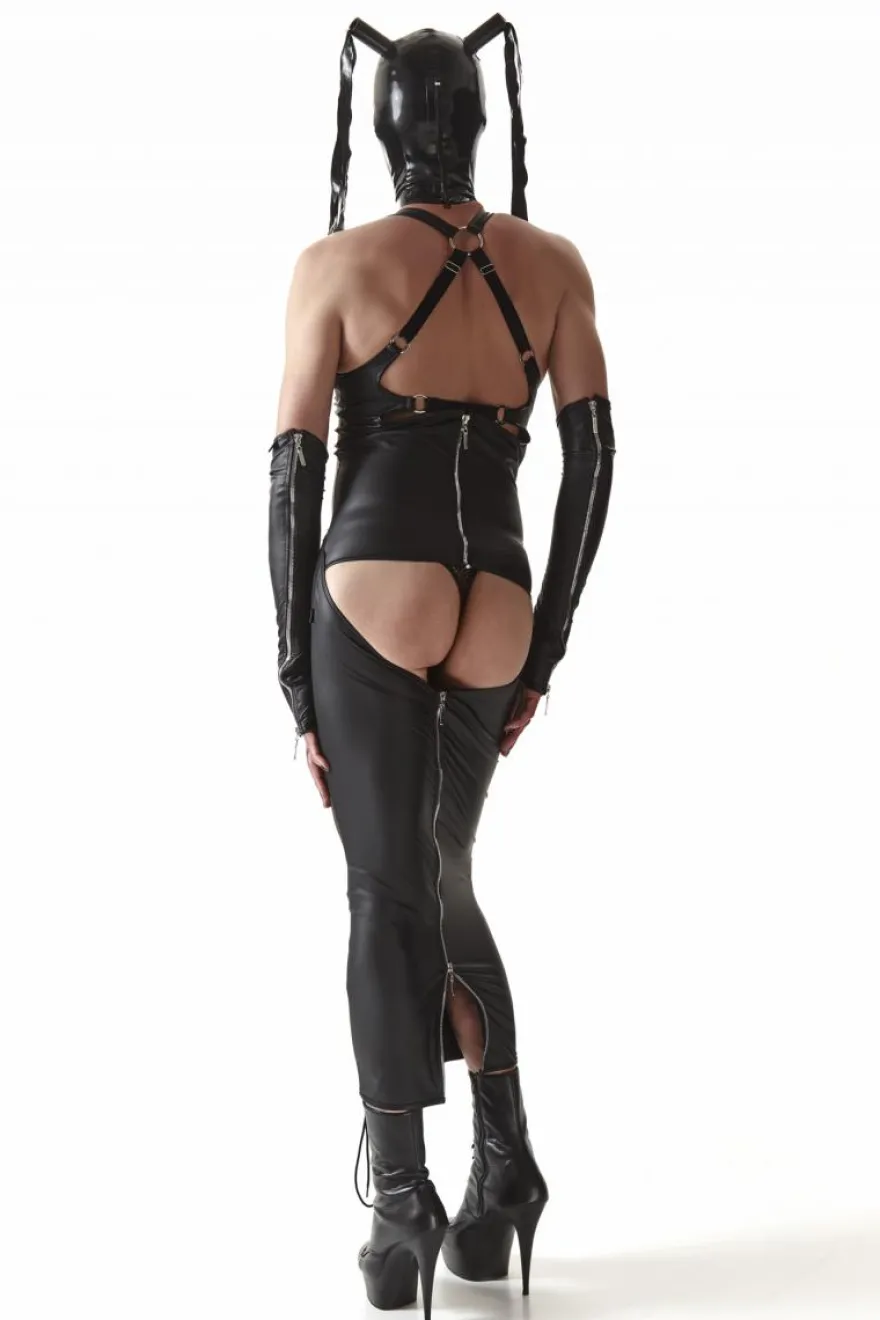 Regnes Fetish Planet - Crossdresser Fetish Line - langes Kleid CRD005 schwarz