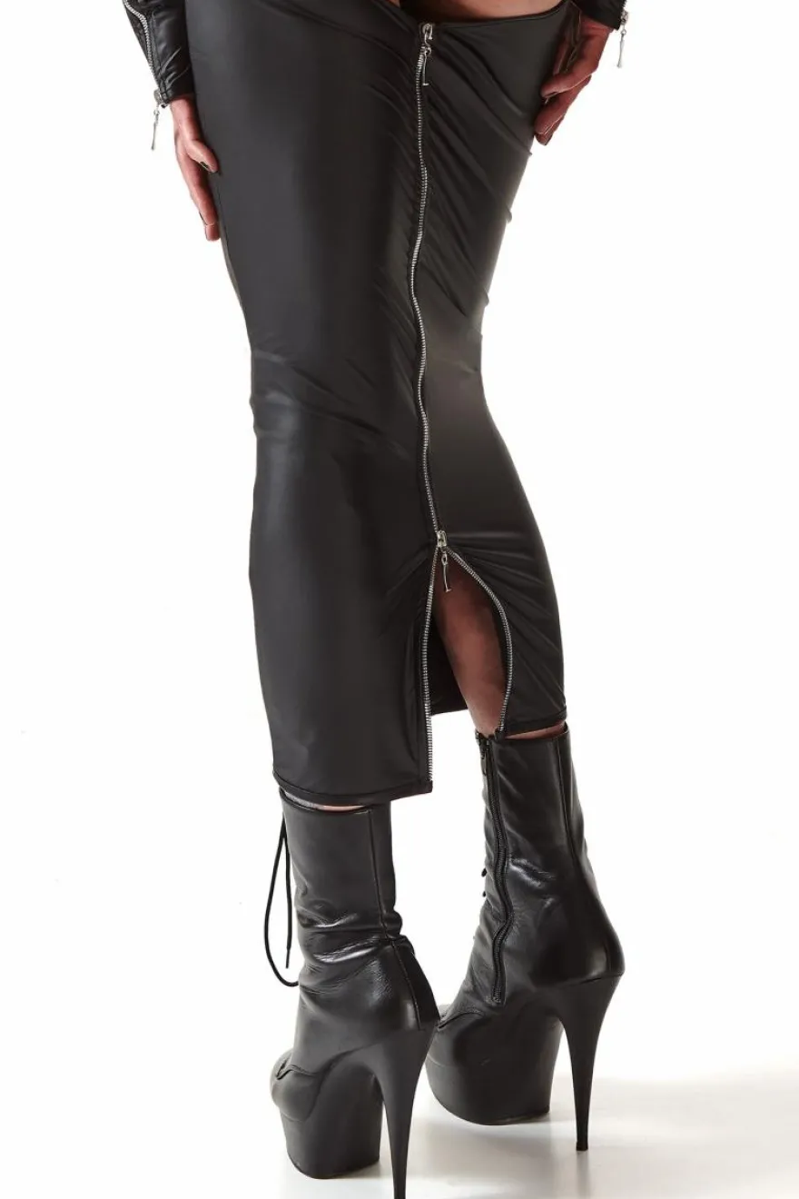 Regnes Fetish Planet - Crossdresser Fetish Line - langes Kleid CRD005 schwarz