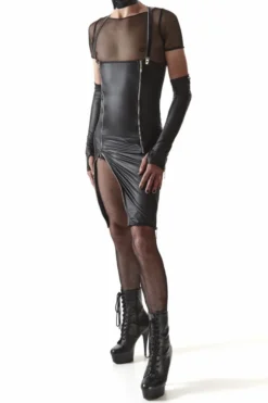 Regnes Fetish Planet - Crossdresser Fetish Line - Kleid CRD004 schwarz