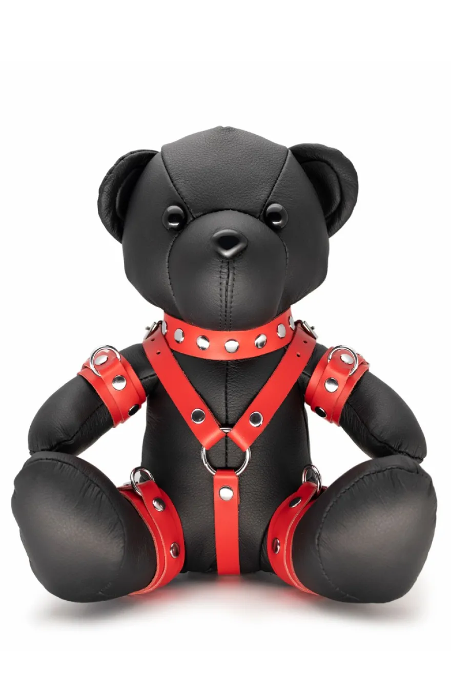 Regnes Fetish Planet - Handgefertigter Teddy Eddy Bear rot