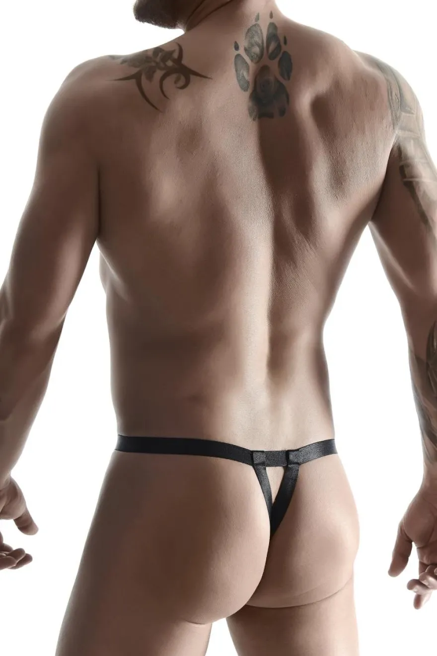 REGNES FETISH PLANET - Harness und String im Set schwarz