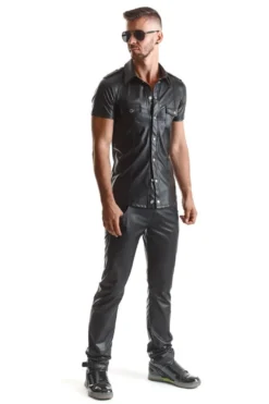Regnes Fetish Planet - Herren Hemd schwarz