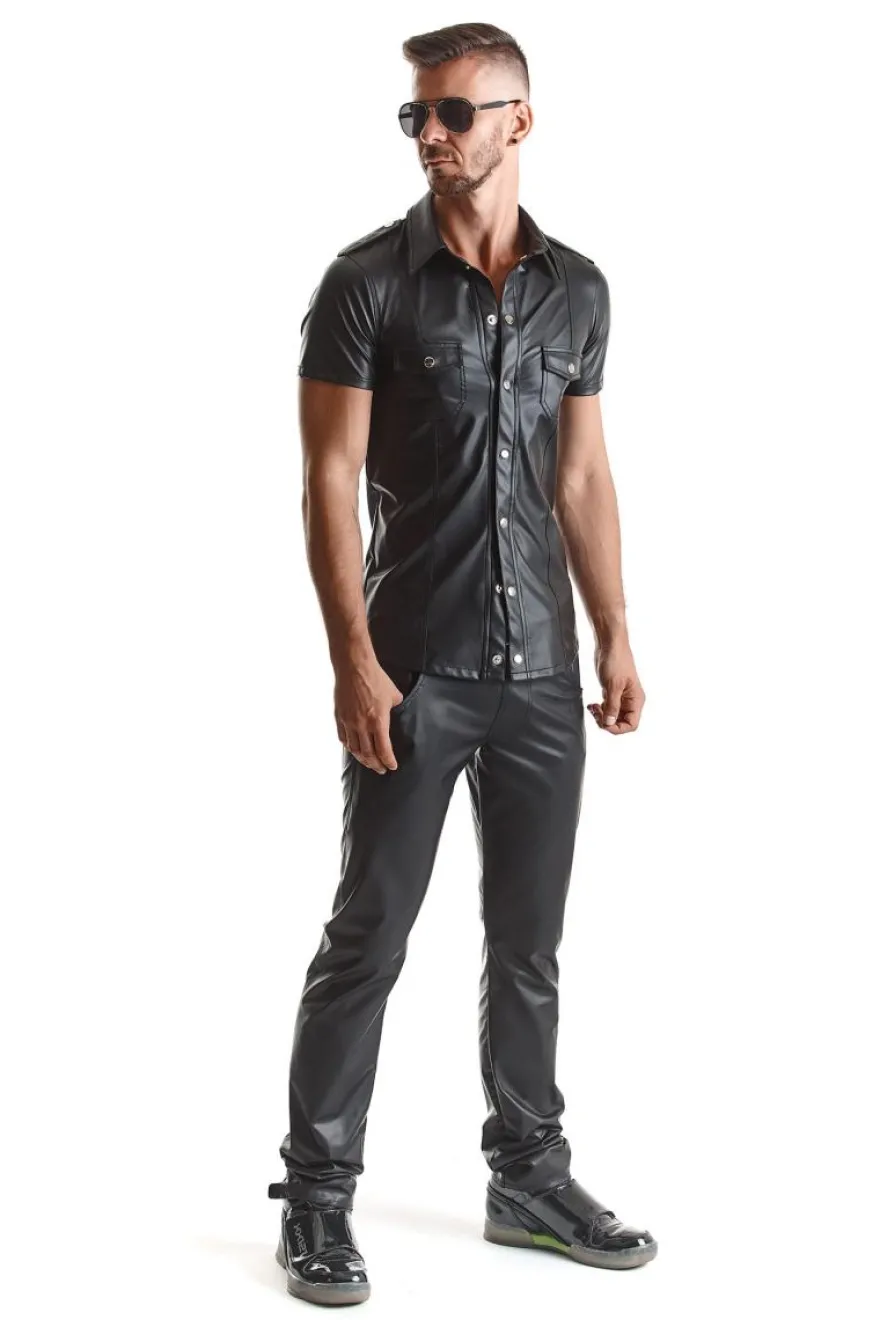 Regnes Fetish Planet - Herren Hemd schwarz