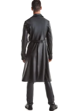 Regnes Fetish Planet - Herren Mantel im edlen Matt-Look