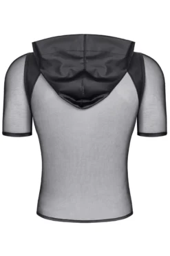 Regnes Fetish Planet - Kapuzen Shirt aus Netz Material
