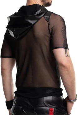 Regnes Fetish Planet - Kapuzen Shirt aus Netz