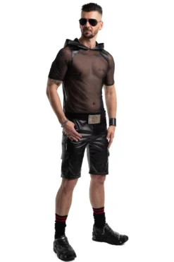 Regnes Fetish Planet - Kapuzen Shirt aus Netz