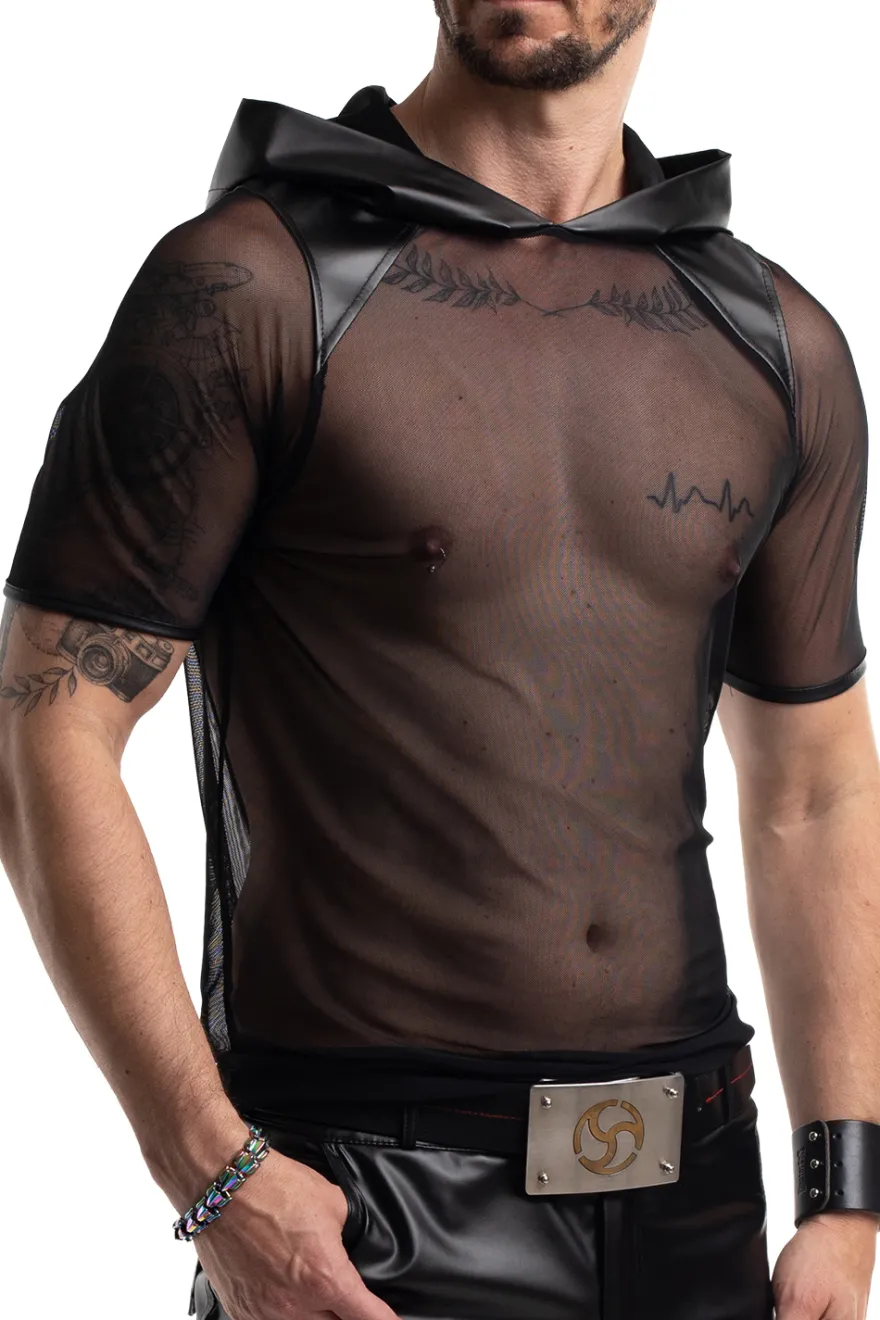 Regnes Fetish Planet - Kapuzen Shirt aus Netz