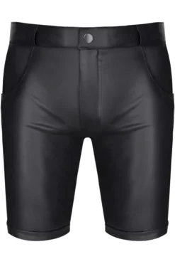 Regnes Fetish Planet - Lange Wetlook Herren-Shorts