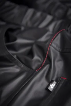 Regnes Fetish Planet - Lange Wetlook Herren Hose schwarz